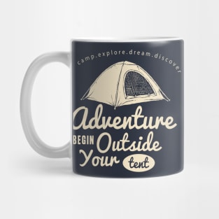 adventure tent Mug